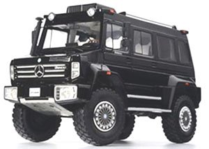 Mercedes-Benz Unimog U5000 Black (Diecast Car)