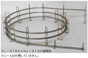 Lスパイラルブリッジ組立キット KATOレール用 階層増設セット (1回転+直線) (組み立てキット) (鉄道模型)