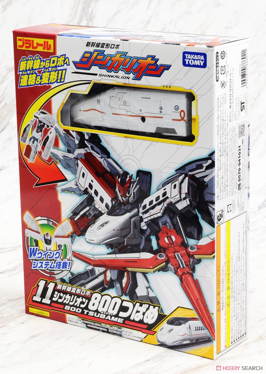 Shinkansen Deformation Robot SHINKALION New 800 `Tsubame` (Plarail) Package1