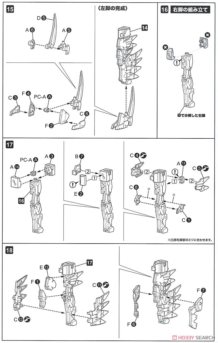 XFA-CnV Vulture:RE (Plastic model) Assembly guide4