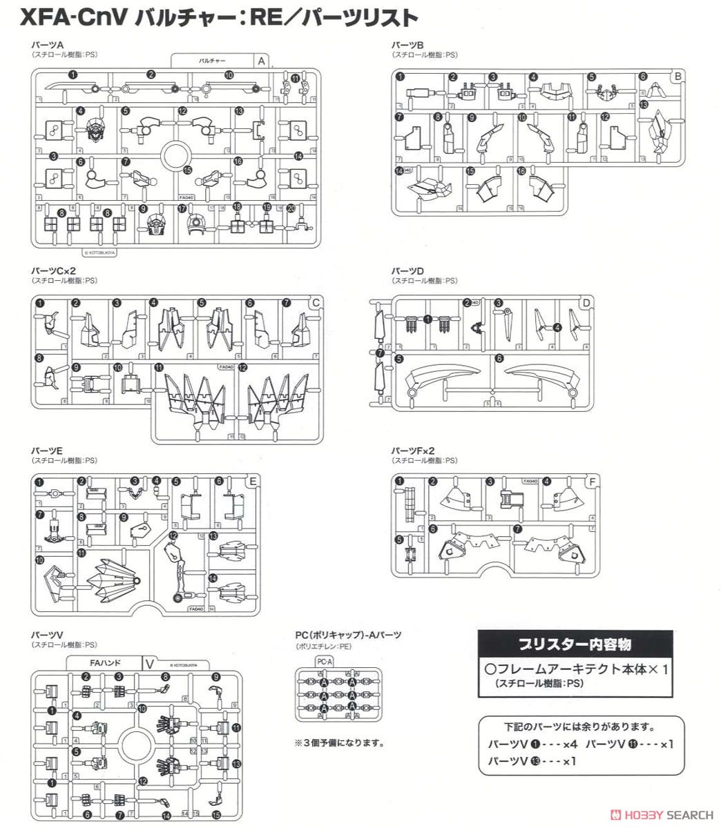 XFA-CnV Vulture:RE (Plastic model) Assembly guide8