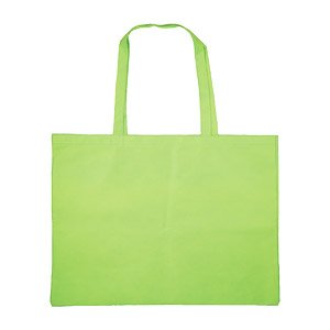 Work Store Back Nonwoven Fabric L With a Gusset Light Green (Educational)