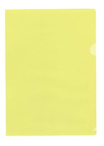 Clear Holder Yellow (A4 / 10 sheet) (Educational)