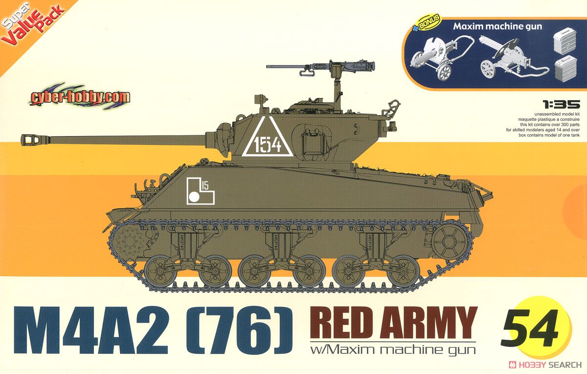 WW.II ソビエト軍 M4A2(76)シャーマン レッドアーミー (プラモデル) パッケージ1
