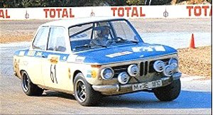 BMW 2002 1971年ツアー・オート 6位 (グループ2 1位) T.Fall / M.Wood (ミニカー)