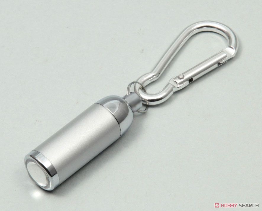 Mini LED light with a carabiner Silver (Educational) Item picture1
