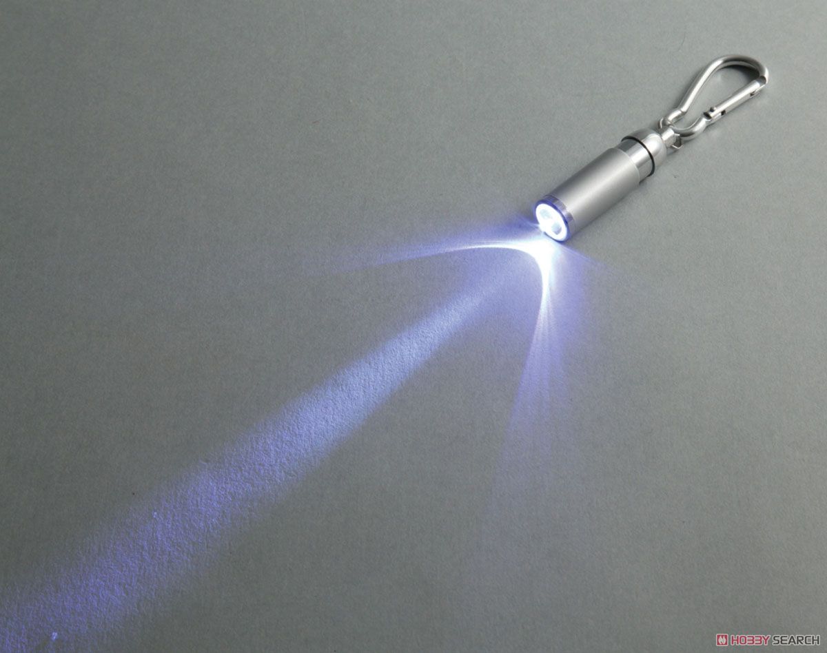 Mini LED light with a carabiner Silver (Educational) Item picture2