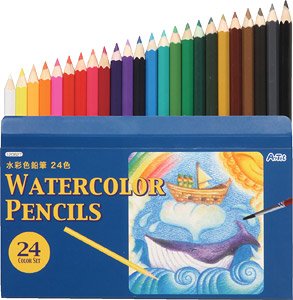 水彩色鉛筆24色 (教材)