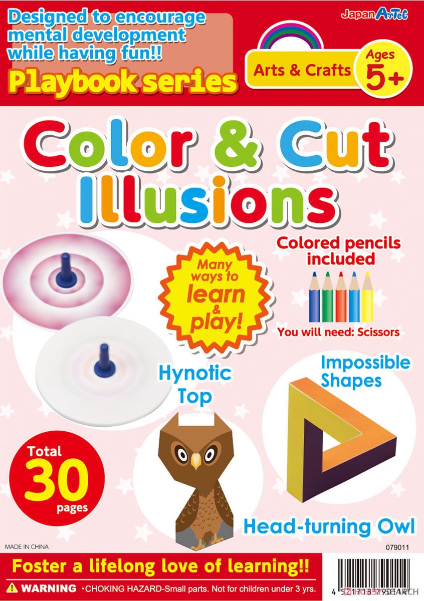 English version Playbook Color & Cut Illusions (Educational) Item picture1