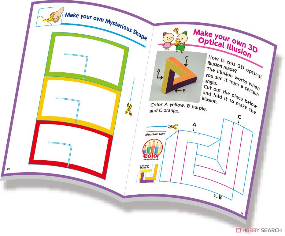English version Playbook Color & Cut Illusions (Educational) Item picture4