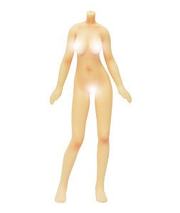 numer Plus M (Body Make Up & Partition Line Cut Model) [Ordinary Painting] (Fashion Doll)