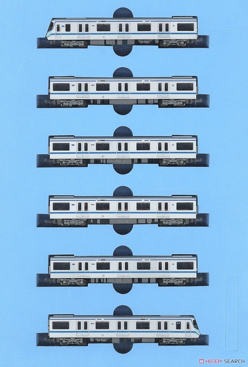 横浜市営地下鉄 3000形・3000S編成 (6両セット) (鉄道模型) 商品画像1