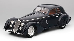 Alfa Romeo 8C 2900B Lungo Carrozzeria Touring Superleggera 1937 Dark Blue (Diecast Car)