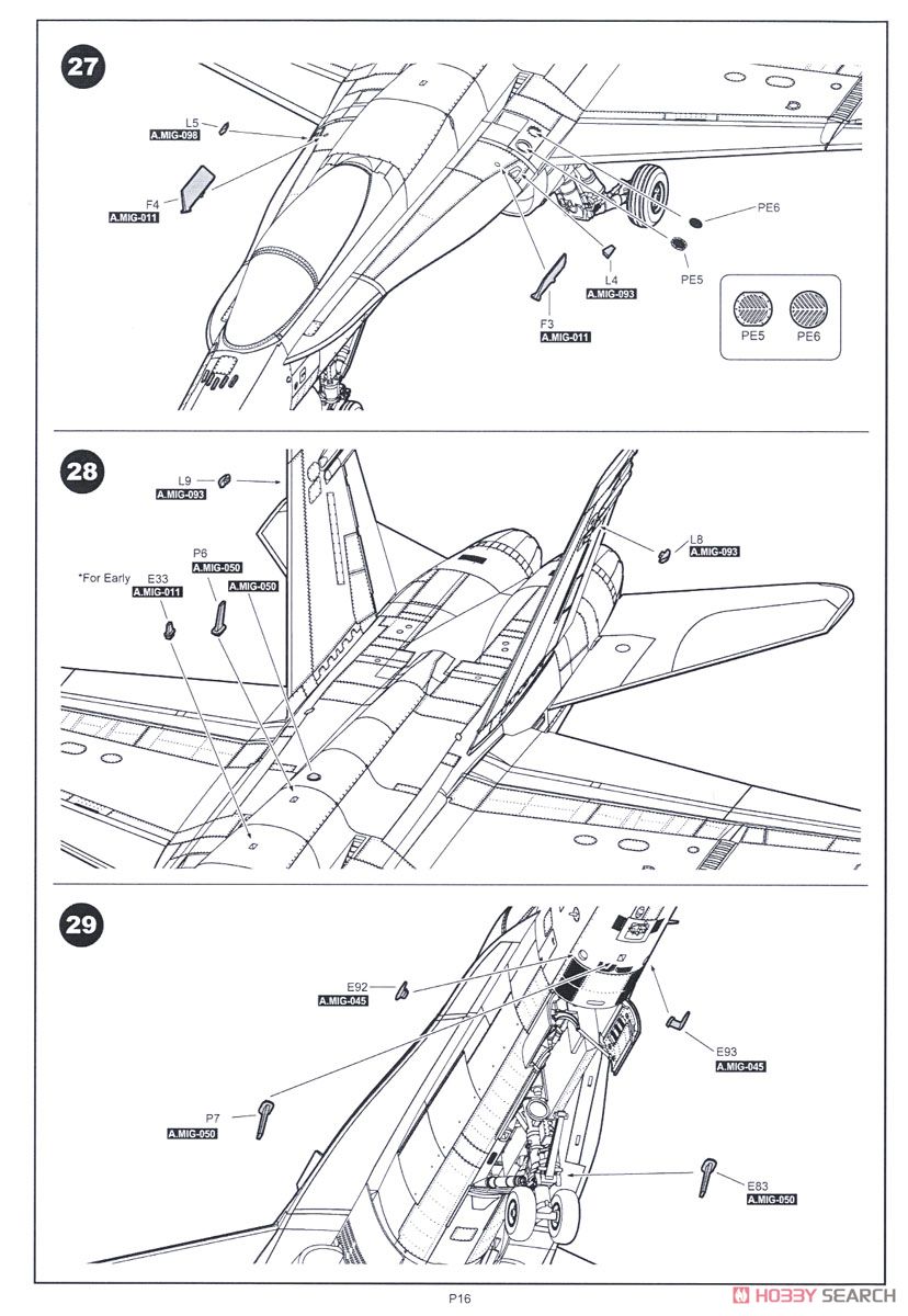 F/A-18A＋/B/CF-188 ホーネット オーストラリア空軍/スペイン空軍/カナダ空軍 (プラモデル) 設計図13