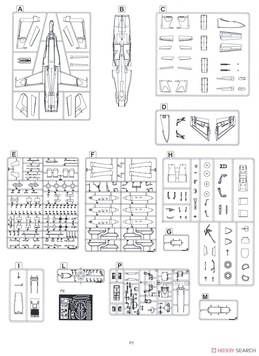 F/A-18A＋/B/CF-188 ホーネット オーストラリア空軍/スペイン空軍/カナダ空軍 (プラモデル) 設計図16