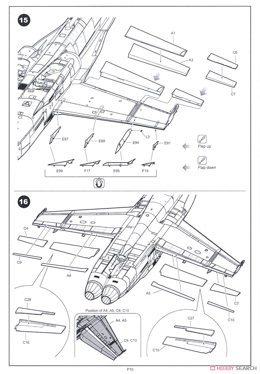 F/A-18A＋/B/CF-188 ホーネット オーストラリア空軍/スペイン空軍/カナダ空軍 (プラモデル) 設計図7