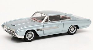 Ford Thunderbird Italian Fastback Concept 1963 Metallic Silver (Diecast Car)