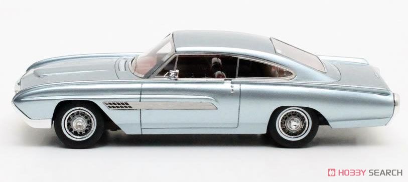 Ford Thunderbird Italian Fastback Concept 1963 Metallic Silver (Diecast Car) Item picture2