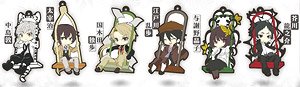 Eformed Bungo Stray Dogs Swing Rubber Strap DX Anime Ver. (Set of 6) (Anime Toy)