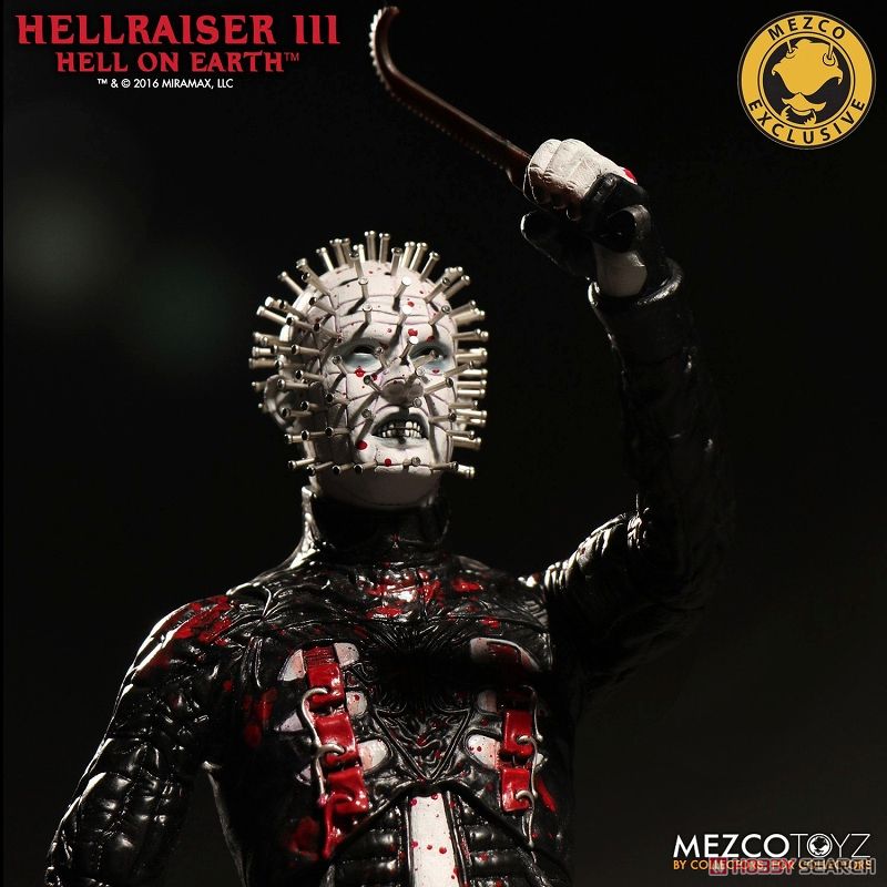 Hellraiser III / Pinhead 12 Inch Action Figure Mezco Limited Bloody Splatter Ver. (Fashion Doll) Item picture2
