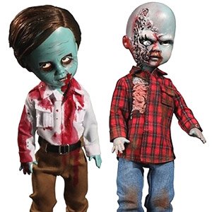 Living Dead Dolls/ Zombie Dawn of the Dead: Fly Boy & Plaid Shirt Zombie (Set of 2) (Fashion Doll)