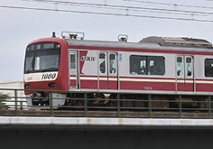 Keikyu Type New 1000 Stainless Car (w/SR Antenna,Base) Six Car Formation Set (w/Motor) (6-Car Set) (Pre-colored Completed) (Model Train)
