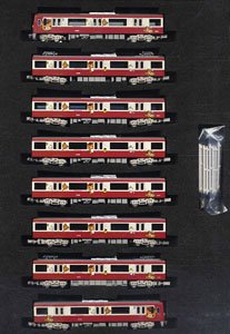 Keikyu Type New 1000 (Keikyu Rilakkuma Train) Eight Car Formation Set (w/Motor) (8-Car Set) (Pre-colored Completed) (Model Train)