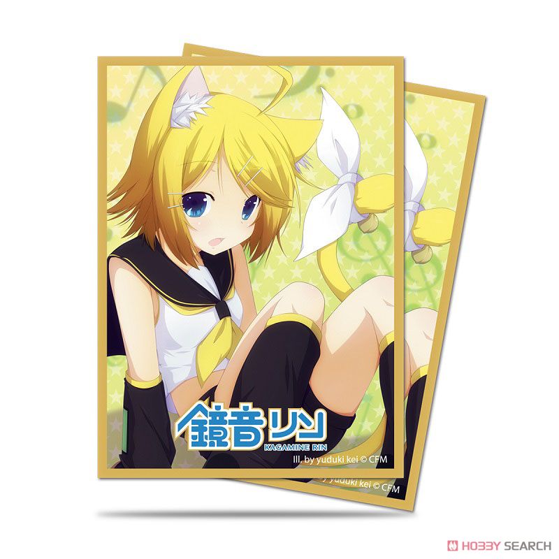 Standard Size Deck Protector [Kagamine Rin] /Nekomimi (Card Sleeve) Item picture1