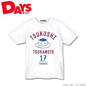 Days Motif T-Shirts Tsukushi Tsukamoto L (Anime Toy)