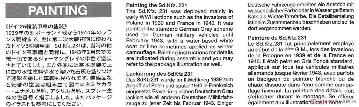 ドイツ 6輪装甲車 Sd.Kfz.231 (プラモデル) 塗装1