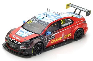 Citroen C-Elysee WTCC No.37 2nd R2 Race of Qatar 2016 - World Champion 2016 Jose Maria Lopez (Diecast Car)