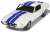 フォード マスタング シェルビー GT500 (ホワイト/ブルーライン) (ミニカー) 商品画像1