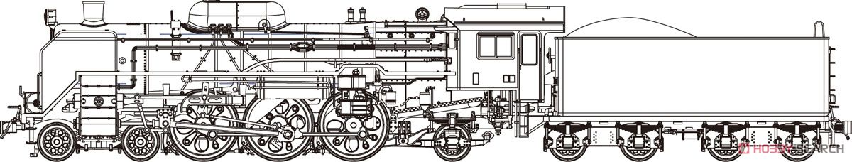 16番(HO) 国鉄 C59 戦前型 (動力付き) (塗装済み完成品) (鉄道模型) その他の画像1