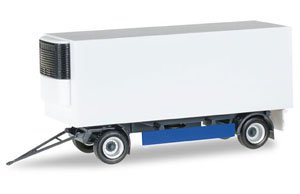 (HO) 冷凍トレーラー 2-achs ブルー/ホワイト (Kuhlhanger) (鉄道模型)