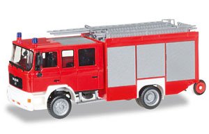 (HO) MAN M 2000 HLF 20 Fire Truck without Decoration (Model Train)