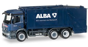 (HO) MB Antos Garbage Truck `Alba` (Model Train)