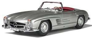 Mercedes-Benz 300 SL Roadster (Silver) (Diecast Car)