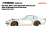 PANDEM 240Z ホワイト (カーボンボンネット , ブラックダックテール) / RS ワタナベ Rタイプ ホイール (ブロンズ) (ミニカー) その他の画像1