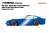 PANDEM 240Z メタリックブルー (カーボンボンネット) / 6スポーク ホイール (ブラック) (ミニカー) その他の画像1