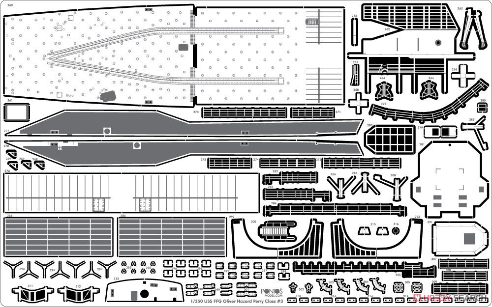 USS FFG オリバーハザードペリー級 ディテールアップセット `アドバンス` (アカデミー用) (プラモデル) 商品画像5