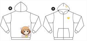 アイドルマスター シンデレラガールズ 喜多見柚 ぷちちょこジップパーカー M (キャラクターグッズ)