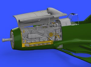 Bf109F エンジン & 胴体内機銃 (エデュアルド用) (プラモデル)