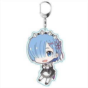 Re: Life in a Different World from Zero Petitcolle! Acrylic Key Ring Rem A (Anime Toy)