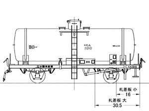 16番(HO) ミム100形 水運車 貨車バラキット (組み立てキット) (鉄道模型)
