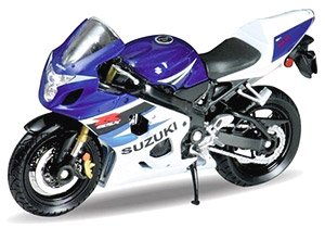 スズキ GSX-R750 (ブルー/ホワイト) (ミニカー)