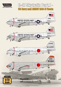 C-47 Skytrain Part.1 - US Navy and JMSDF R4D-6 Fleets (Decal)