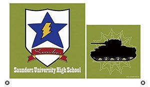 Axia Cushions Cover Girls und Panzer der Film Sanders University High School (Anime Toy)