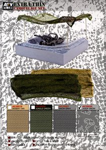 Extra Thin Camouflage Net JGSDF Snow (Plastic model)