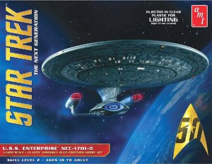 Star Trek The Next Generation NCC-1701-D U.S.S Enterprise Clear Edition (Plastic model)