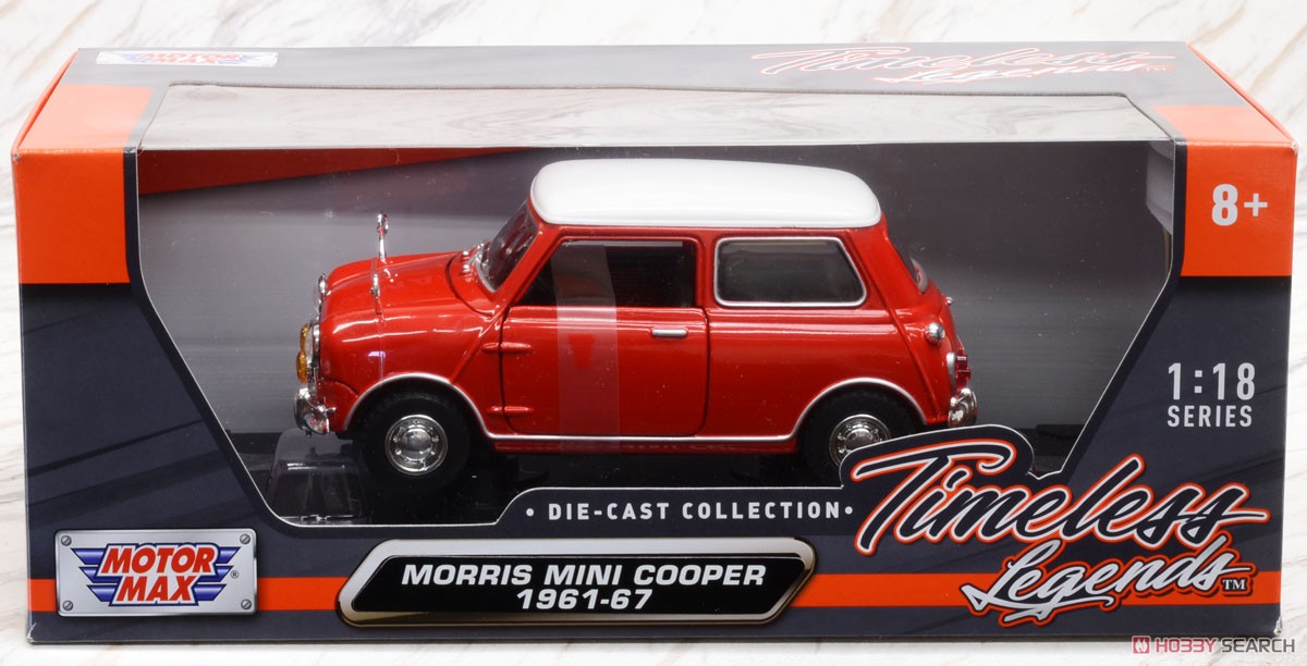 Morris Mini Cooper 1961-1967 Red (Diecast Car) Package1